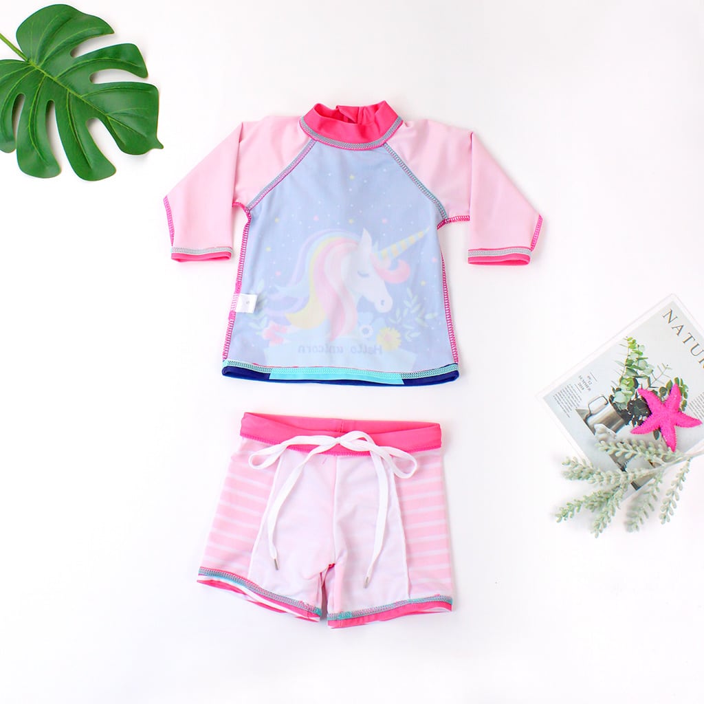 Costum de Baie Copii Unicorn - 12-18 luni - poza 3