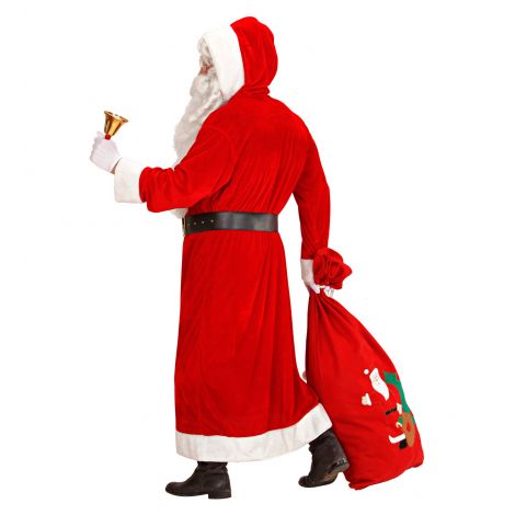 Costum de catifea Mos Craciun XL SUPER DELUXE SANTA CLAUS - poza 3
