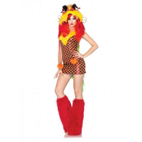Costum dragon sexy - marimea 158 cm - poza 1