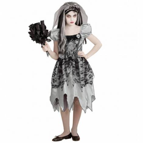 Costum fantoma mireasa fetita - poza 2