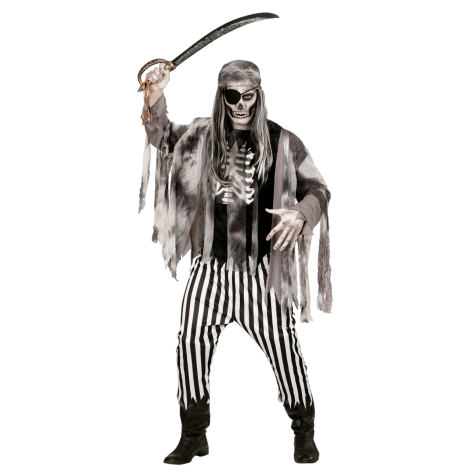 Costum pirat fantoma halloween, Widmann Italia 0581 - poza 1
