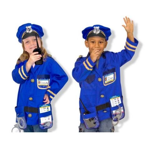 Costum politist pentru copii 3-6 ani, Ofiter de Politie Melissa and Doug 4835 - poza 3