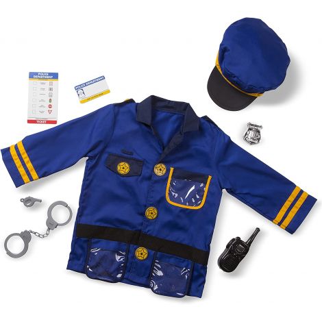 Costum politist pentru copii 3-6 ani, Ofiter de Politie Melissa and Doug 4835 - poza 4