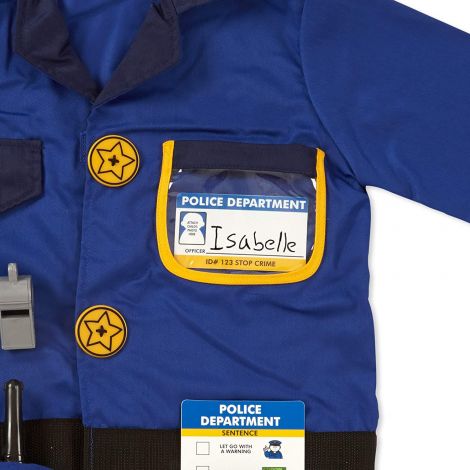 Costum politist pentru copii 3-6 ani, Ofiter de Politie Melissa and Doug 4835 - poza 5