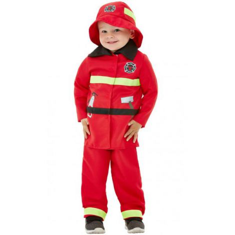 Costum pompier 3-4 ani - marimea 140 cm - poza 2