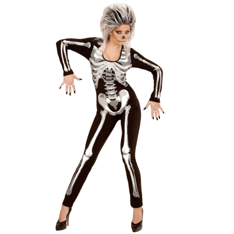 Costum schelet negru femei - poza 1