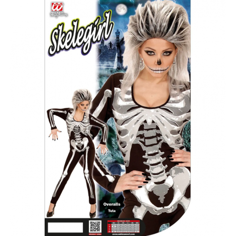 Costum schelet negru femei - poza 2