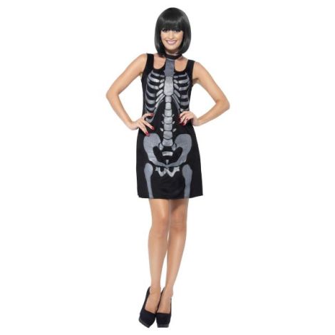 Costum schelet rochie