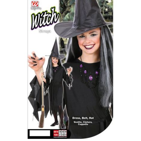 Costum vrajitoare copii halloween - poza 2