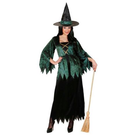 Costum vrajitoare verde