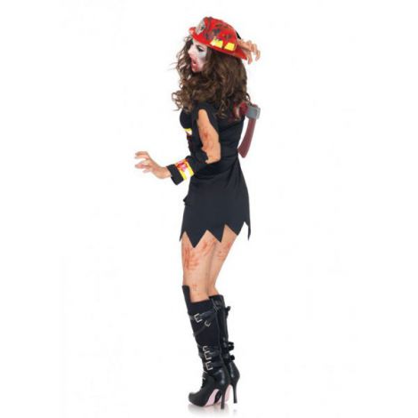Costum zombie pompier sexy - poza 2