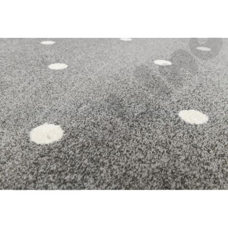 Covor 2 x 3 m Gri cu buline - poza 2