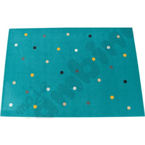 Covor 2 x 3 m Turcoaz cu buline