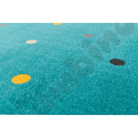 Covor 2 x 3 m Turcoaz cu buline - poza 2