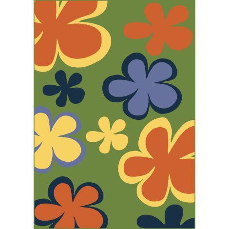 Covor 2x3 m cu flori pentru gradinita - poza 1