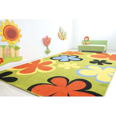 Covor 2x3 m cu flori pentru gradinita - poza 4
