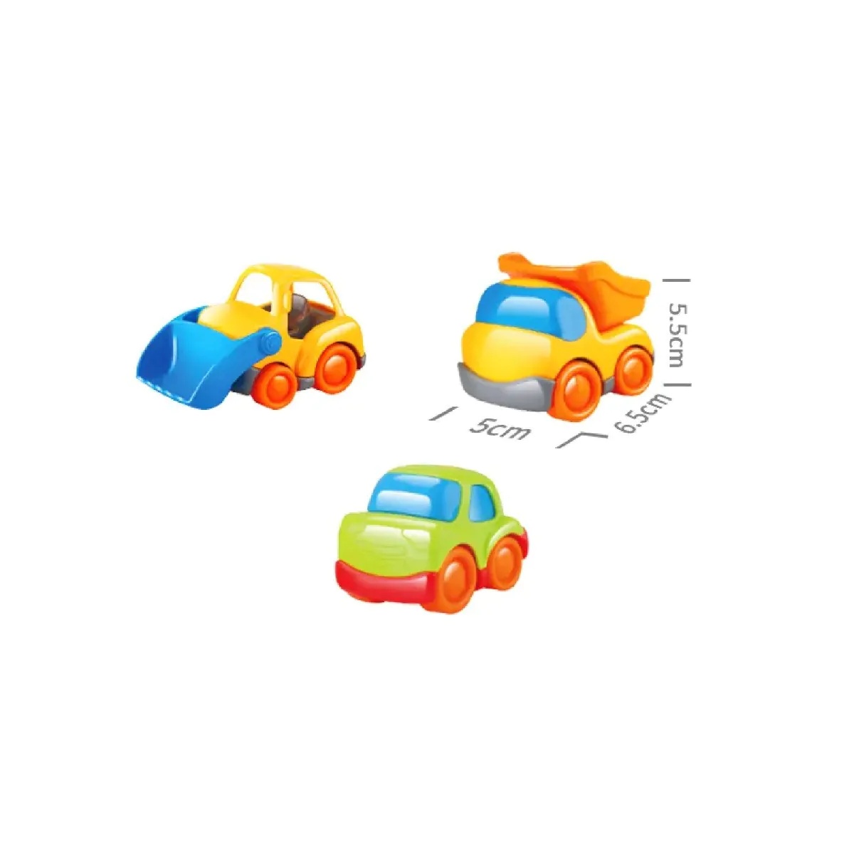 Covor de joaca cu 3 masinute Kiddy Go Street Carpet - poza 3