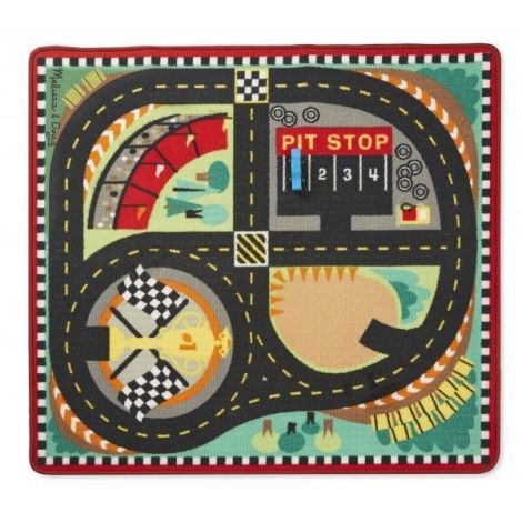 Covor de joaca Intrecere cu masini - Melissa and Doug - poza 1