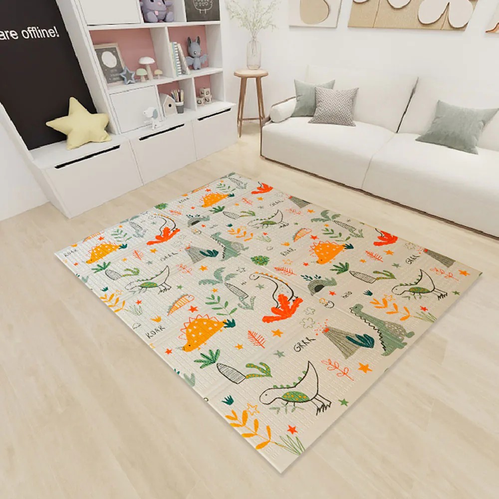 Covor de joaca termoizolant, pliabil, cu 2 fete din spuma 180x200x1cm - poza 5