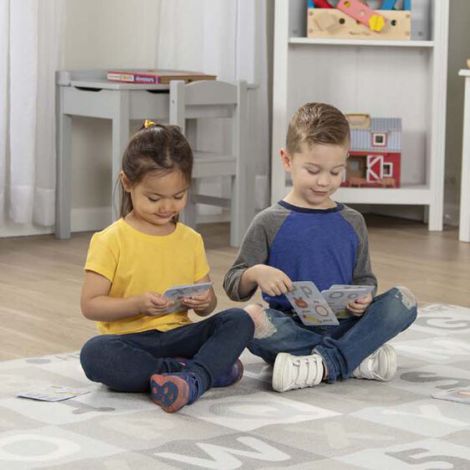 Covor educativ Litere si numere Neutral - poza 2