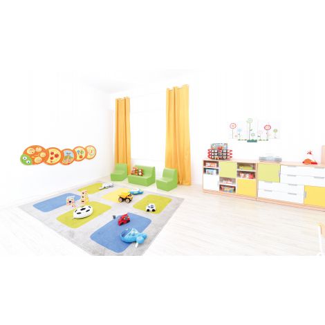 Covor Geometry - Multicolor - poza 2