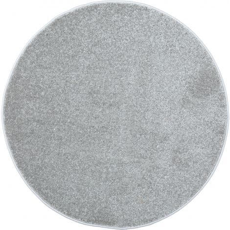 Covor ignifug rotund gri, diam 140 cm