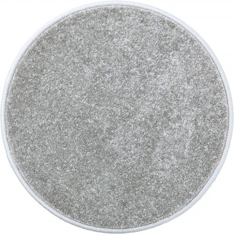 Covor ignifug rotund gri, diam 50 cm