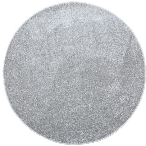 Covor ignifug rotund gri, diam 80 cm