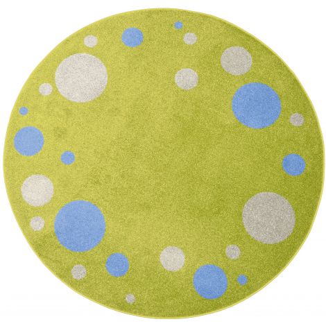 Covor rotund - Verde - poza 1