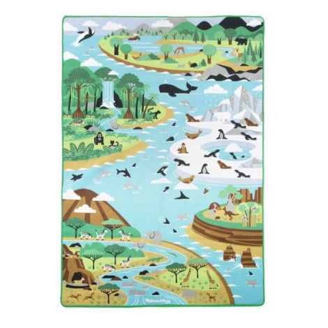 Covoras cu activitati Habitatele Animalelor Melissa and Doug - poza 1