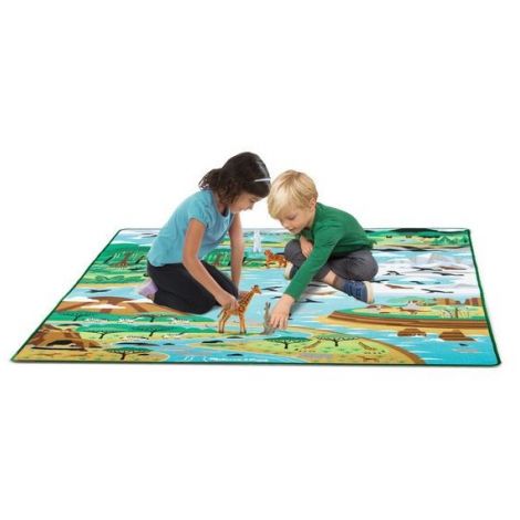 Covoras cu activitati Habitatele Animalelor Melissa and Doug - poza 3