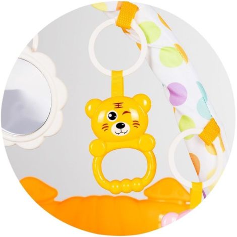 Covoras de joaca cu pian Chipolino Zoo Party blue - poza 5