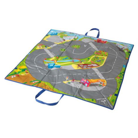Covoras de joaca si cutie pentru jucarii Trafic - poza 1