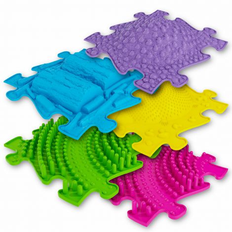 Covoras ortopedic senzorial puzzle Set 3D Extins A Muffik - poza 2