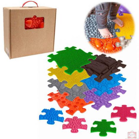 Covoras ortopedic senzorial puzzle Set Mediu 2A - poza 1