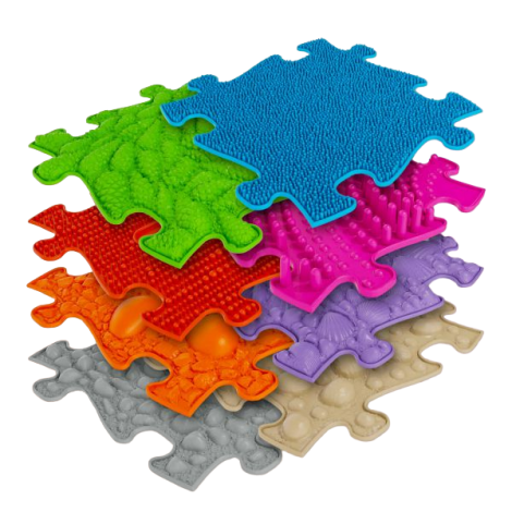 Covoras ortopedic senzorial puzzle Set Mediu A Muffik - poza 1