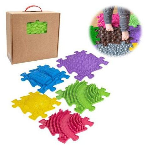 Covoras ortopedic senzorial puzzle Set Mediu A Muffik - poza 2