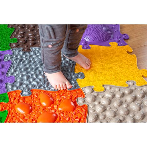 Covoras ortopedic senzorial puzzle Set Mediu A Muffik - poza 3