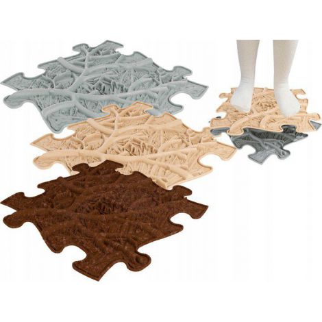 Covoras ortopedic senzorial puzzle Set Roots - poza 2