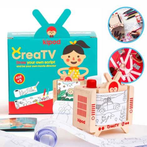 Crea TV - Set creativ pentru realizat povesti si benzi desenate, Kipod - poza 1