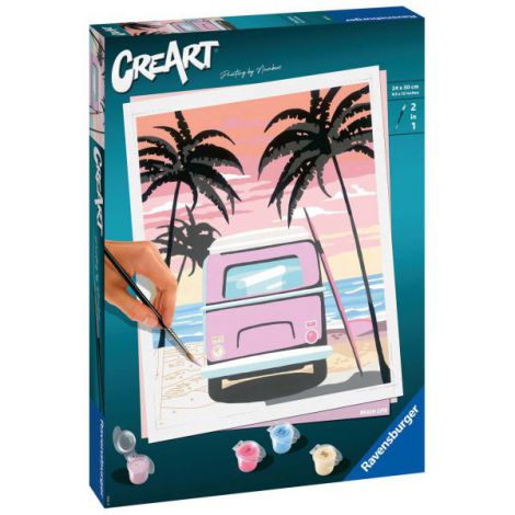 Creart - masina pe plaja 20131 Ravensburger - poza 1