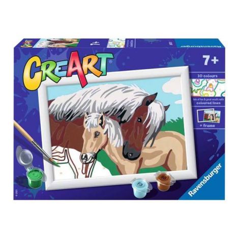Creart - pictura calut si manz 20075 Ravensburger - poza 1