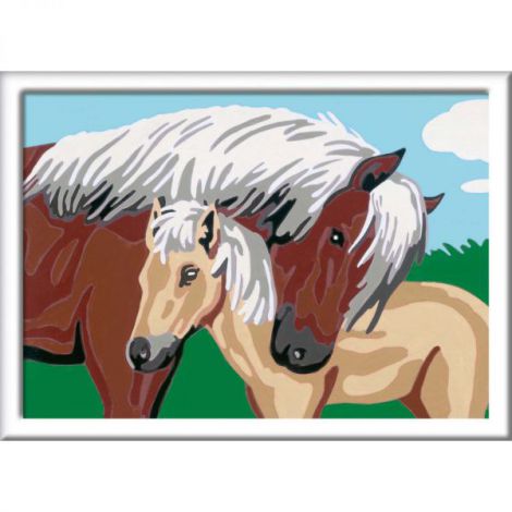 Creart - pictura calut si manz 20075 Ravensburger - poza 2