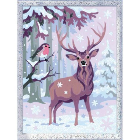 Creart - pictura caprioara si pasare 20078 Ravensburger - poza 2