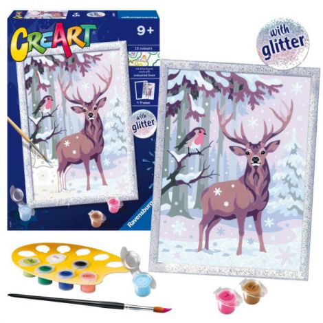 Creart - pictura caprioara si pasare 20078 Ravensburger - poza 3