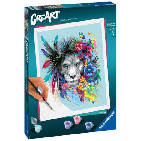 Creart - pictura leu colorat 20130 Ravensburger - poza 1