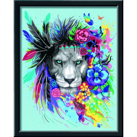 Creart - pictura leu colorat 20130 Ravensburger - poza 2