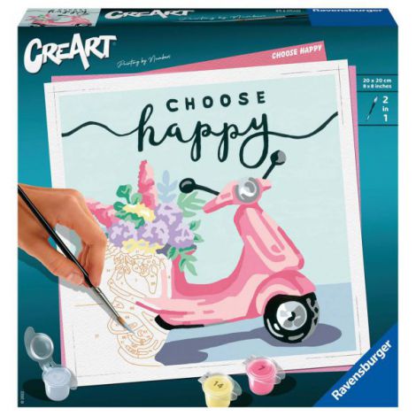 CREART - PICTURA SCUTER CHOOSE HAPPY - poza 1