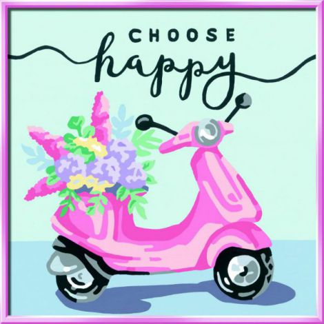 CREART - PICTURA SCUTER CHOOSE HAPPY - poza 2