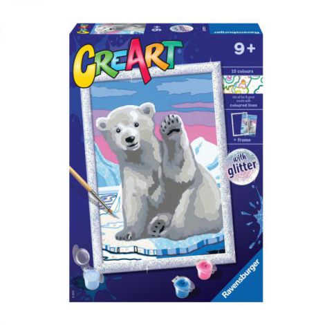 Creart - pictura urs polar 20079 Ravensburger - poza 1